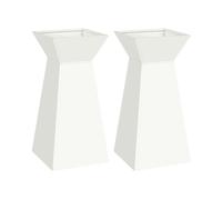 FIORIERA VIDAXL 873841 - Set di 2 Vasi da Giardino