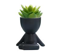 Fioriera viso,Vaso per piante grasse in ceramica con drenaggio - Vaso per fiori decorativo dal design semplice per cucina, bagno, camera da letto, soggiorno