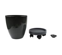 Fioriere in plastica con drenaggio e tappetino in rete per piante da giardino es