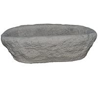 FIORIERA MANUFATTO GRIGIO PIETRA ANTICA 38x22xH12 CASSETTA FIORI PIANTE GIARDINO