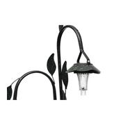 Fioriere partavasi supporto in ferro battuto e lampade LED s