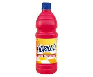Fiorillo Acido Muriatico 1 LT - Disincrostante Per Residui Cementizi E Disotturante Wc