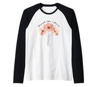 Fiorire Come Un Fiore Fede Cristiana Verso Bibbia Maglia con Maniche Raglan