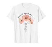 Fiorire Come Un Fiore Fede Cristiana Verso Bibbia Maglietta
