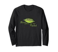 Fiorisci Dove Sei piantato Monarch Caterpillar Maglia a Manica