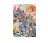 Fioritura Dinosauro Giardino Pittura bandiere della marina bandiere all'aperto bandiere all'aperto banner per la decorazione esterna 28x40 double sided