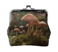 Fioritura Girasoli Stampato Portamonete Per Le Donne Del Raccoglitore Del Sacchetto Del Raccoglitore Dell'unità di elaborazione Del Sacchetto D, Funghi selvatici, Taglia unica, Vintage