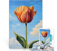 Fioritura in tulipano puzzle 1000 pezzi per adulti Aiuta il cervello ad allenare i giocattoli che creano dipendenza per coltivare la pazienza Opera d'arte 38x26cm