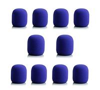 Fiorky 10 Pezzi Cofortura in Schiuma for Microfono for Cuffie, Studio Professionale forabrezza Scudo Protettivo for Microfono in Schiuma for Microfono Spugna for KTV DJ Tappo for Microfono