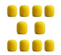 Fiorky 10 Pezzi Copertura in Schiuma for Microfono for Cuffie, Studio Professionale forabrezza Scudo Protettivo for Microfono in Schiuma for Microfono Spugna for KTV DJ Tappo for Microfono