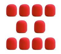 Fiorky 10 Pezzi Copertura in Schiuma per Microfono per Cuffie, Studio Professionale forabrezza Scudo Protettivo per Microfono in Schiuma per Microfono Spugna per KTV DJ Tappo per Microfono