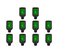 Fiorky 10PCS Batteria a Bottone 3V Basso Violino Accordatore Ukele Accordatore cromatico Display LCD Accordatore Digitale a Clip for Modalità Accordatura Cromatica Chitarra/Basso/Violino