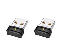 Fiorky 2 Pezzi Mouse Jiggler Non Rilevabile USB Mouse Mover con Pulsante Interruttore, Mini Mouse Mover Jiggler Non Rilevabile Automatico Mouse Jiggler Mantiene Sveglio Indicatore Luminoso