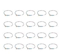 Fiorky 20Pack Corde for violino 4/4 Set Completo, Corda for Violino Sostituzione Corde for Violino Professionale E-A-D-G Core Parti di Strumenti Musicali Accessori for Violino in Alluminio