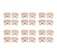 Fiorky 24 Pezzi Ponti for Violino, Ponte for Violino Professionale in Legno di Acero Ponti di Supporto for Corde for Arco for Parti di Strumenti Musicali di Dimensioni 4/4 Parti di Violino