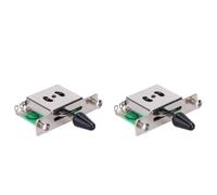 Fiorky 2Pack Selettore pickup a 5 vie Interruttore pickup, Interruttori a levetta for chitarra Interruttori for chitarra elettrica Strumenti a corda Parti di chitarra for chitarra ST SQ