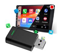 Fiorky Adattatore Wireless CarPlay, Dongle Wireless CarPlay, Adattatore Wireless Plug and Play CarPlay for Veicoli con CarPlay Cablato OEM for Android Auto