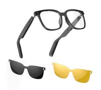 Fiorky AI Smart Bluetooth Glasses, traduttore Smart Glasses, traduci gli occhiali Bluetooth 5.4 Traduzione in tempo reale Musica Smart Glasse for musica, chiamata, incontro, guida, guida