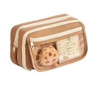 Fiorky Astuccio di Grande Capacità, Astuccio Capybara a 9 Strati con Adesivi Astuccio con Cerniera Kawaii Borsa Porta Cancelleria Capybara for Ragazze Ragazzi Studenti di Scuola Adolescenti