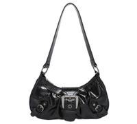 Fiorky Borsa a Tracolla da Donna in Pelle PU Pieghettata a Mezzaluna con Chiusura Magnetica e Cerniera - Borsa da Viaggio for Pendolari