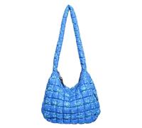 Fiorky Borsa for bolle di palude trapuntata da donna borsa a tracolla della borsetta Hobo (blu)