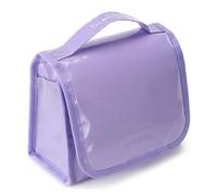 Fiorky Borsa for Cosmetici,Borsa for Cosmetici Multifunzione Imformeabile Organizer for Trucchi Portatile Borsa for Cosmetici di Grande Capacità Tinta Unita Multitasche con Manico e Divisore