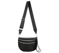 Fiorky Borsa incrociata for donne, borsa a tracolla in nylon con sacchetti a mezzaluna alla moda con cerniera con borse a bordo regolabile borse da vaga