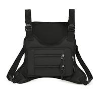 Fiorky Borsa pettorale sportiva for uomo, Zaino sportivo Tracolla regolabile Borsa pettorale streetwear Gilet da viaggio impermeabile Zaino Borsa pettorale da viaggio for corsa,escursionismo