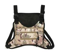 Fiorky Borsa pettorale sportiva for uomo, Zaino sportivo Tracolla regolabile Borsa pettorale streetwear Gilet da viaggio impermeabile Zaino Borsa pettorale da viaggio for corsa,escursionismo