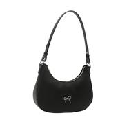 Fiorky Borse a Spalla Piccole a Mezzaluna Borse da Donna Borsa a Tracolla a Mezzaluna Borsa Hobo in Pelle PU Borsa Tote con Fiocco Carina Borsa a Tracolla Alla Moda for Donne Ragazze Borsa