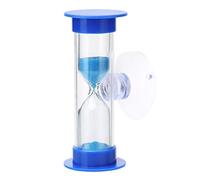 Fiorky Clessidre in plastica creative da 3 minuti + timer for clessidra con ventosa Giocattoli for bambini