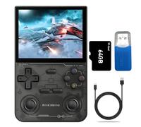 Fiorky Console for videogiochi K36 doppio joystick for emulatore PSP/MAME/SS/DC/N64, schermo IPS da 3,5 pollici Console for videogiochi portatile 40+ emulatori 16000+ videogiochi Batteria da