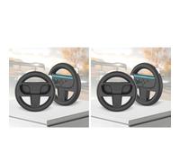 Fiorky Controller della maniglia a ruota 4pcs con volante ergonomico del joystick di gatto leggero resistere alla maniglia innovativa GamePad impugnature for gli accessori da gioco NS2