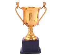 Fiorky Coppa trofeo Gold Award per vincitore del primo posto Coppa trofeo d'oro Altezza 17,5/22 cm Pallacanestro Calcio con Manico e Base Competizione Sportiva per Divertimento Festa per bambini