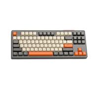 Fiorky Copritasti, Tastiera da gioco compatibile Bluetooth 87 tasti Tastiera personalizzata Tastiera da gioco retroilluminata wireless 2.4G Effetto illuminazione RGB Silenzioso Type-C for