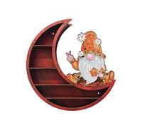 Fiorky Creative Lunare Design Lunare Wall Shelf 5D Diamond Ramioncing Kit Diamond Pittura Scaffale in legno for soggiorno Camera da letto Decor da parete