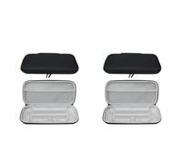 Fiorky Custodia da trasporto 2pcs for Nntendo Switch 2 Borsa for l'organizzatore a prova di shock anti-drop con slot di carte da gioco for interruttore 2 console di gioco portatile