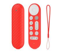 Fiorky Custodia for telecomando in silicone Custodia protettiva antiscivolo con cordino Custodia protettiva for controller Skin TV Custodia for telecomando for Google TV Streamer 4K Remote