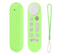 Fiorky Custodia for telecomando in silicone Custodia protettiva antiscivolo con cordino Custodia protettiva for controller Skin TV Custodia for telecomando for Google TV Streamer 4K Remote
