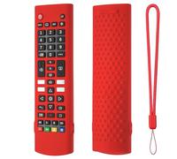 Fiorky Custodia for telecomando in silicone for telecomando LG TV AKB75095307 AKB76040302 con cordino Custodia in silicone protettiva Custodia protettiva for controller Pelle Antiscivolo