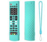 Fiorky Custodia for telecomando in silicone for telecomando LG TV AKB75095307 AKB76040302 con cordino Custodia in silicone protettiva Custodia protettiva for controller Pelle Antiscivolo