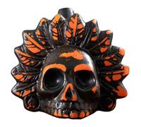 Fiorky della Morte azteca ad alto volume: Spettrale Fischio della Morte azteco ad alto volume Urlante Fischio di guerra azteco Urlo for oggetti di scena for scherzi di Halloween - Fischio