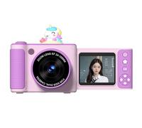 Fiorky Digital Camera for fotografia, fotografia digitale compatta fotografica 8x zoom vlog registratore a 180 ° capovolgimento da 2,4 pollici for videocamera for la videocamera for ragazze