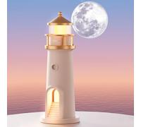 Fiorky Fari Luce Notturna, Fari di Proiezione della Luna Lampada, Faro di Proiezione Luce Faro Decorativo Piccola Luce Notturna Multifunzione Luce d'Atmosfera for La Decorazione Domestica