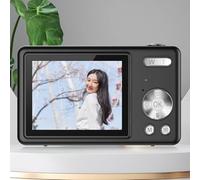 Fiorky Fotocamera Digitale, Fotocamera for Vlogging 4K HD 1080P Autofocus Fotocamera for Vlogging Ant-Shake Portatile Videocamera 96 MP Zoom 16X Schermo IPS da 2,4 pollici for Principianti