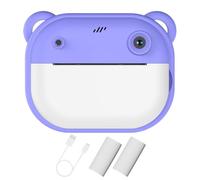 Fiorky Fotocamera for Bambini for Ragazze e Ragazzi, Mini Fotocamera a Stampa Istantanea 24MP HD 1080P Video Macchina Fotografica Digitale Macchina Fotografica for Stampa Fotografica Regalo