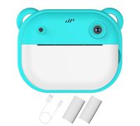 Fiorky Fotocamera for Bambini for Ragazze e Ragazzi, Mini Fotocamera a Stampa Istantanea 24MP HD 1080P Video Macchina Fotografica Digitale Macchina Fotografica for Stampa Fotografica Regalo