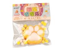 Fiorky Giocattolo da spremere con Artiglio di Gatto dei Cartoni Animati, Simpatico Giocattolo for Criceto al Formaggio, Novità Giocattolo Morbido Sensoriale , Regalo for Sollievo da Ansia