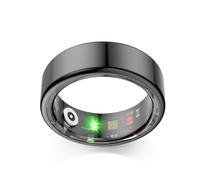Fiorky Impermeabile IP68 e 5 ATM Modalità multi-sport Indossabile R02 Smart Ring Monitor del sonno 5.0 Tracker della frequenza cardiaca compatibile Bluetooth for for (Nero 9)