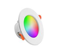 Fiorky Lampadina a cambiamento di colore 0W Dimmerabile, Lampadina LED RGB Tuya Dimmerabile Downlight Faretto Lampada 85-265V Controllo APP RGBCW Luce notturna compatibile con Bluetooth